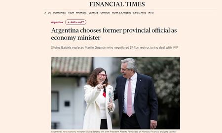 Mostraron preocupación por sus vínculos con CFK, crítica del programa con el FMI. Mostraron preocupación por sus vínculos con CFK, crítica del programa con el FMI.