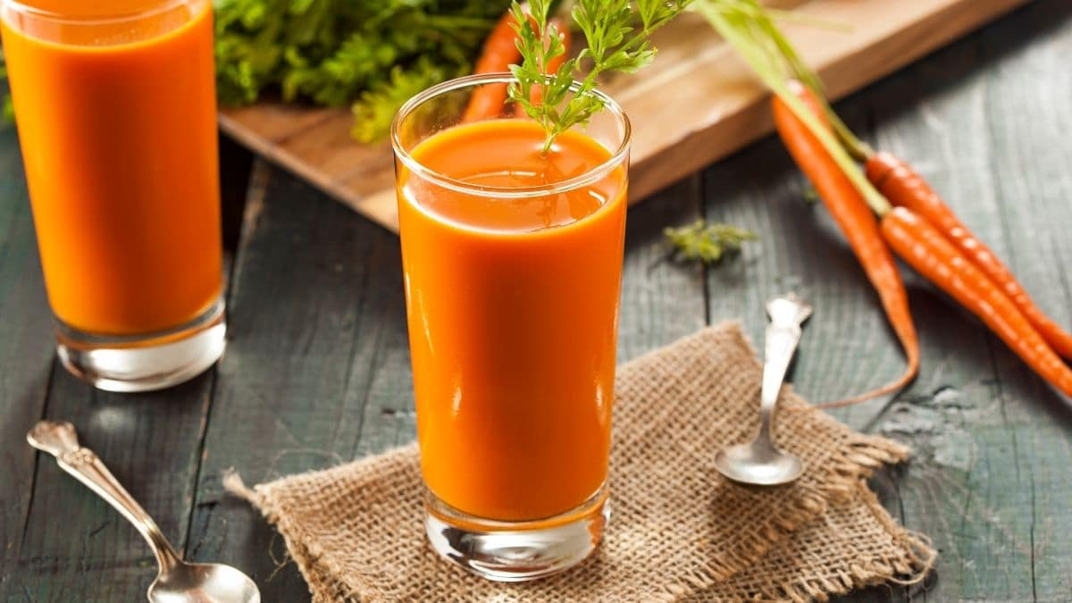 Cómo hacer licuado de zanahoria para combatir el calor