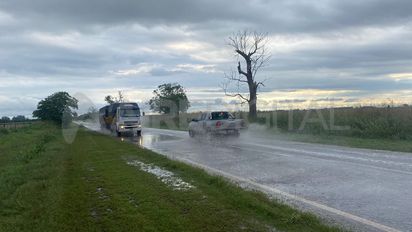 Vialidad Nacional reportó obras en la Ruta Nacional 11 mientras el juez Aldo Alurralde constata el corredor
