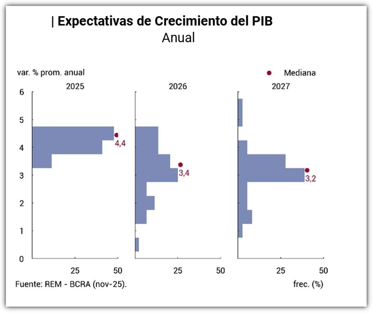 Fuente: Relevamiento de expectativas del mercado - Banco Central.