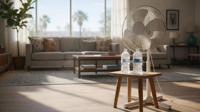 El truco de la botella congelada frente al ventilador: cómo transformar tu casa en un oasis sin gastar en aire acondicionado