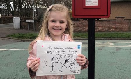 Tiene 4 años, le escribió una carta a su mamá muerta y recibió una respuesta conmovedora