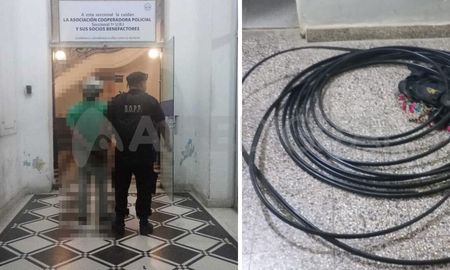 Detuvieron a un joven de 26 años por robar cables en el barrio Nueva Pompeya. Detuvieron a un joven de 26 años por robar cables en el barrio Nueva Pompeya.
