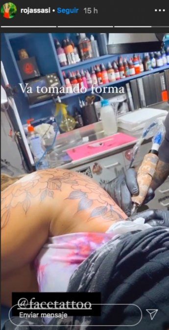 Sabrina Rojas sorprendió a todos con su nuevo y provocativo tatuaje