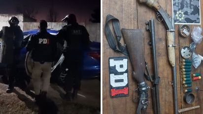 Detuvieron en San Javier a un peligroso ladrón y secuestraron armas