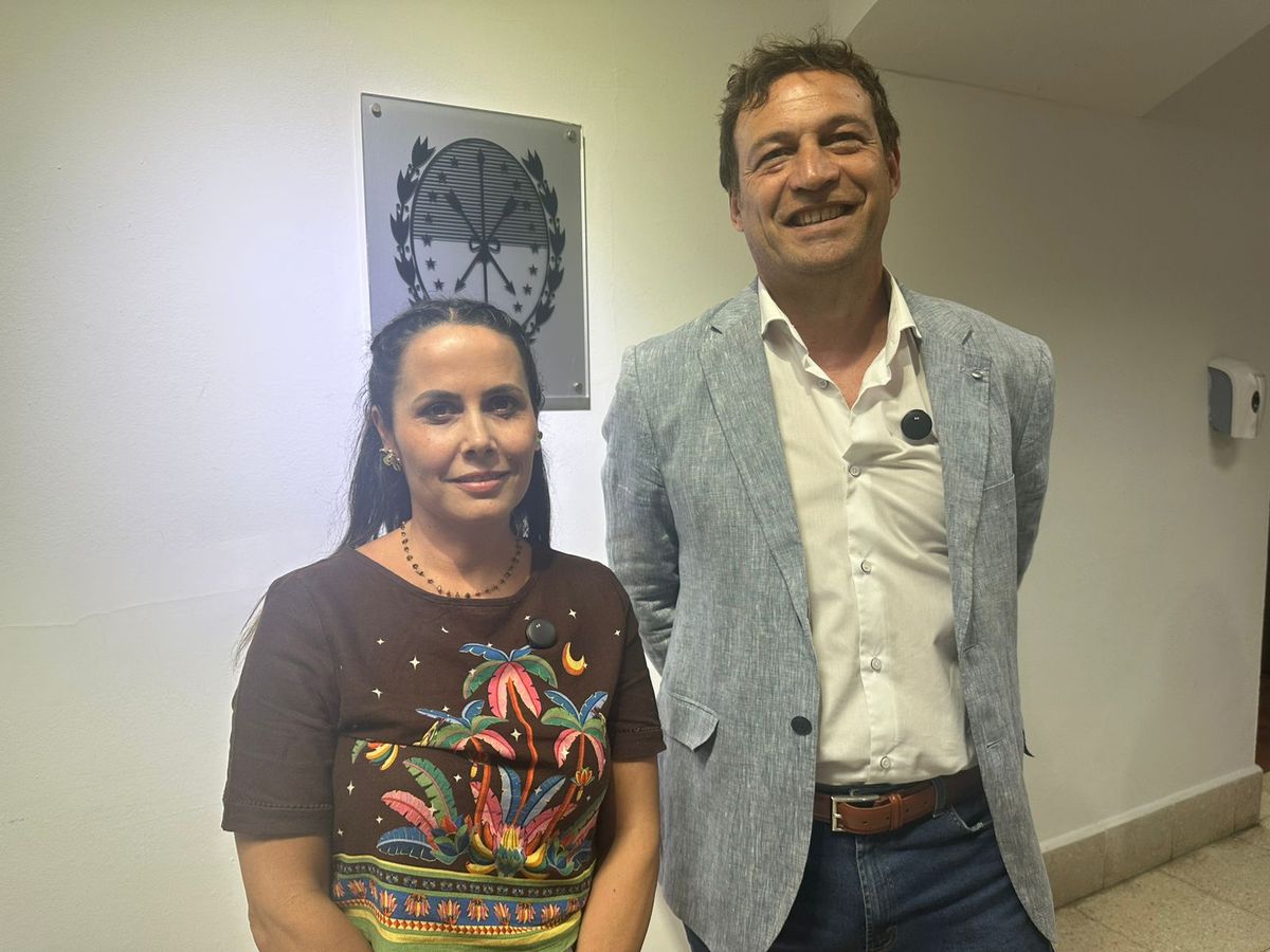 Jorge Fernández y Jorgelina Mudallel, concejales de Santa Fe. Jorge Fernández y Jorgelina Mudallel, concejales de Santa Fe.