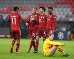 Bayern Munich derrotó 3-0 a Barcelona y después de 21 años, el club catalán no clasificó a octavos de final de la Champions League. Bayern Munich derrotó 3-0 a Barcelona y después de 21 años, el club catalán no clasificó a octavos de final de la Champions League.