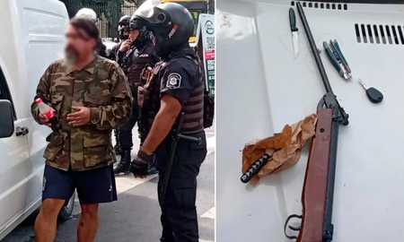 Viajó de Neuquén a La Plata con un rifle y dijo que iba a matar a Cristina Kirchner Viajó de Neuquén a La Plata con un rifle y dijo que iba a matar a Cristina Kirchner