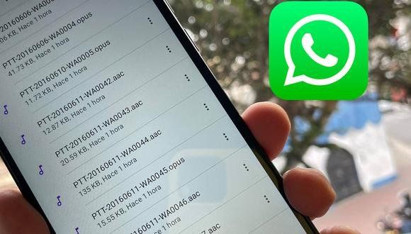 Cómo recuperar un audio borrado de WhatsApp.