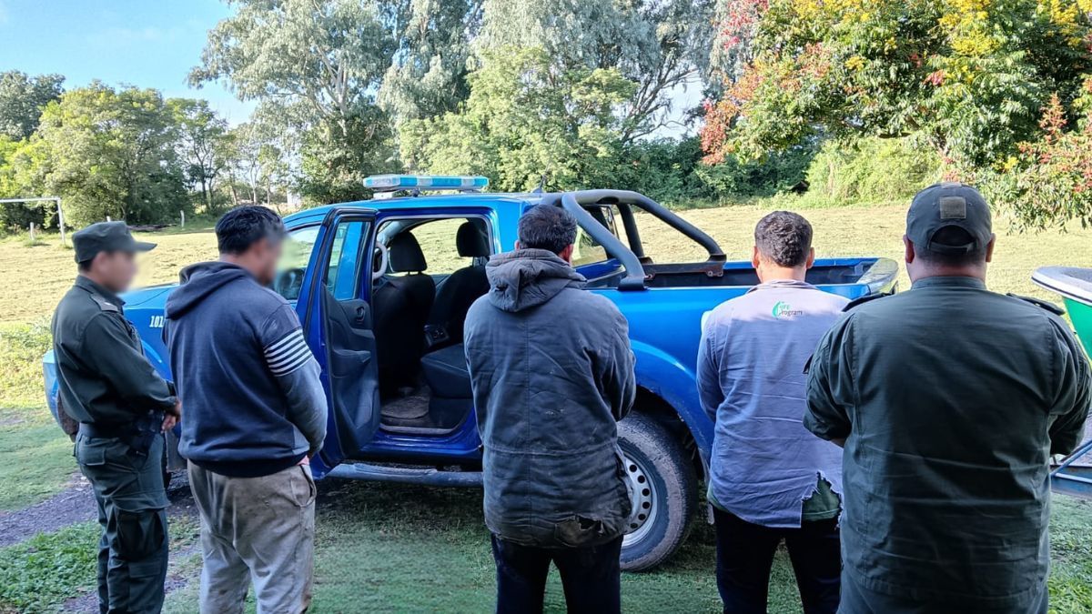 Tres hombres fueron aprehendidos en una zona de islas de Villa Ocampo