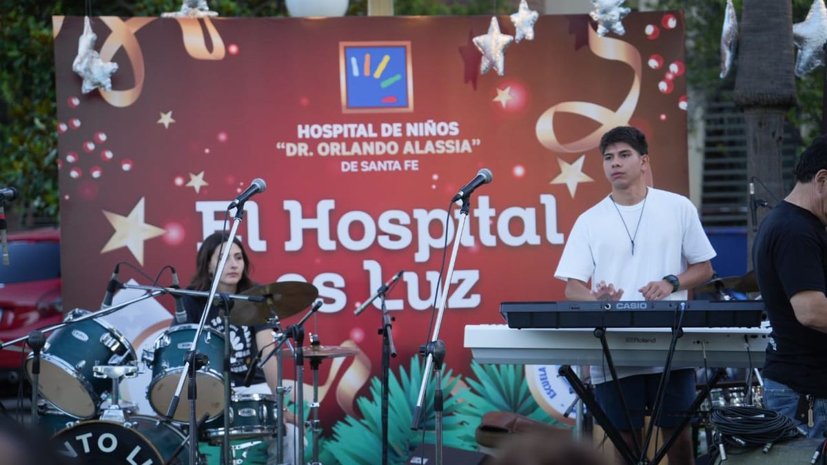El festival El Hospital es Luz tiene lugar este martes en el Hospital de Niños Orlando Alassia.