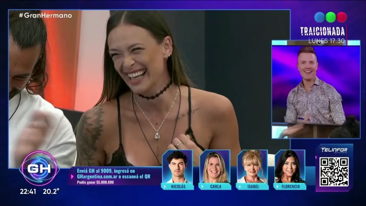 Santiago del Moro coqueteó con Agostina, la participante policía de Gran Hermano. Santiago del Moro coqueteó con Agostina, la participante policía de Gran Hermano.