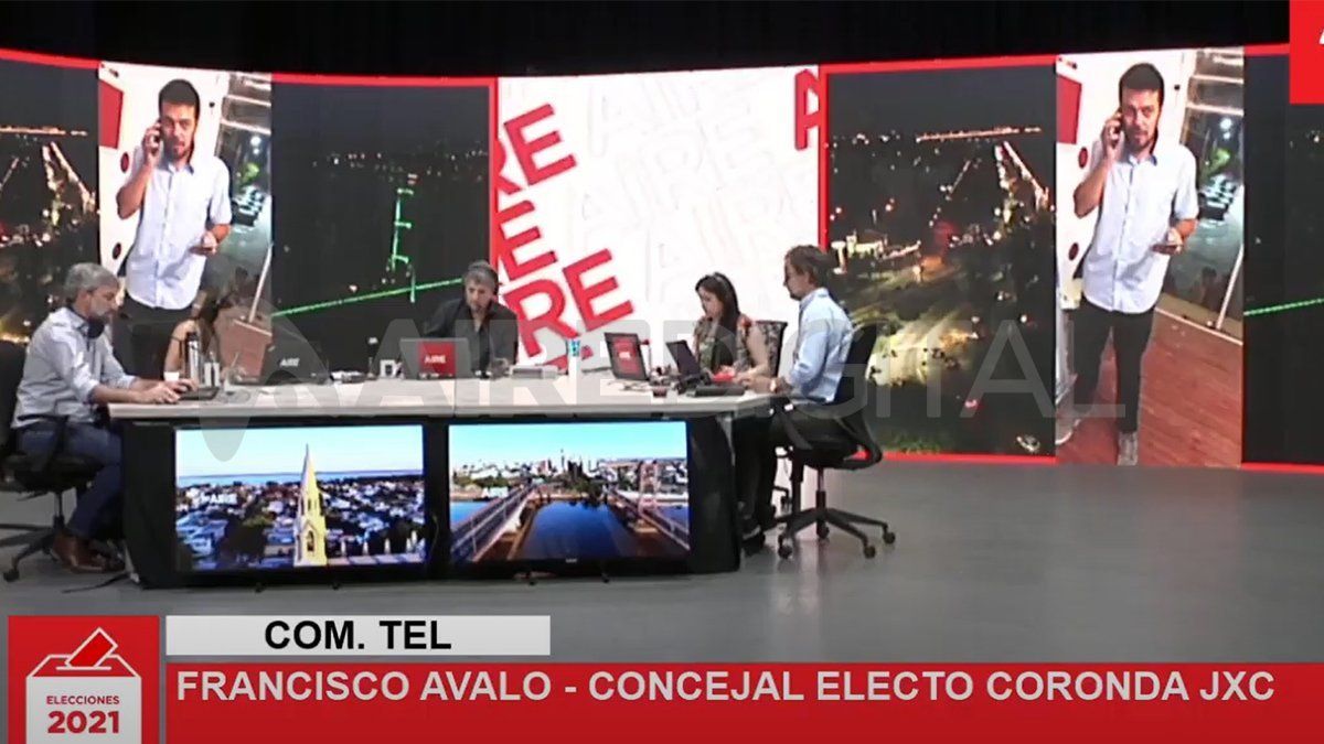 El candidato habló por AIRE y aseguró su víctoria.&nbsp;