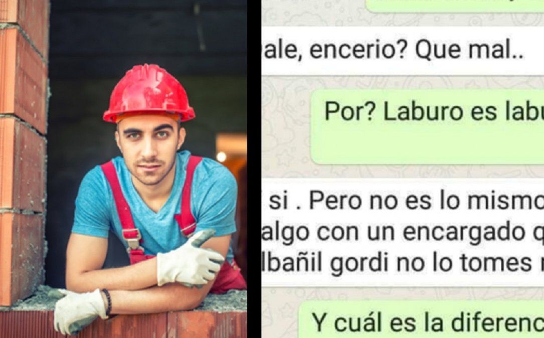 Viral: mujer rechazó a un joven al enterarse que era albañil.