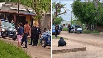 Domingo de furia en Helvecia: una pelea callejera terminó con dos apuñalados