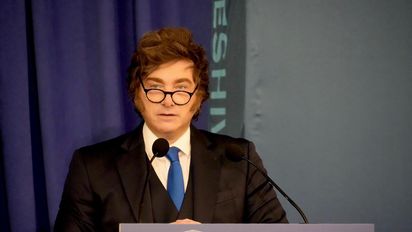 Javier Milei fue premiado en Nueva York y lanzó un fuerte mensaje sobre la guerra