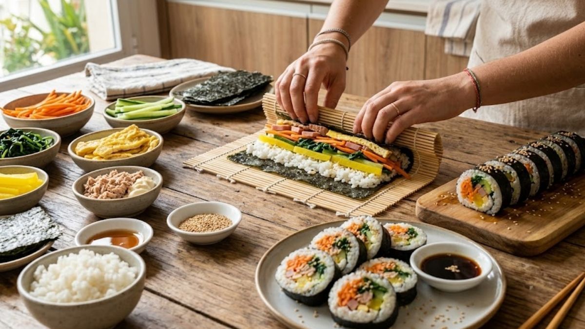 Kimbap: el delicioso rollo coreano que puedes preparar en 25 minutos