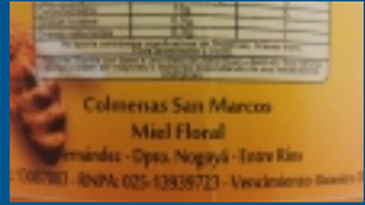 Assal prohibió el fraccionamiento, tenencia, transporte, comercialización y exposición en todo el territorio santafesino del producto alimenticio rotulado Miel de Abeja San Marcos