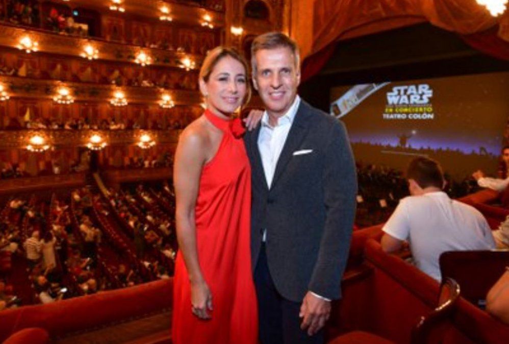 Martín Redrado junto a Lulú Sanguinetti.