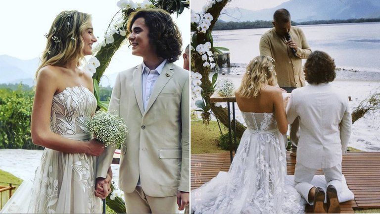 Se casó la hija de Xuxa, Sasha Meneghel.