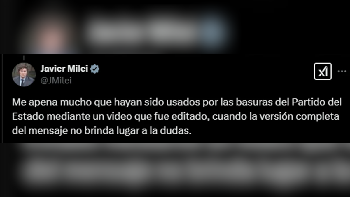 Milei reaccionó a la marcha LGTB y dijo que su “mensaje entero” en Davos no deja “dudas” Milei reaccionó a la marcha LGTB y dijo que su “mensaje entero” en Davos no deja “dudas”