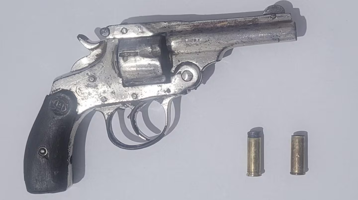 El arma que se habría usado para disparar a Thomas. El arma que se habría usado para disparar a Thomas.