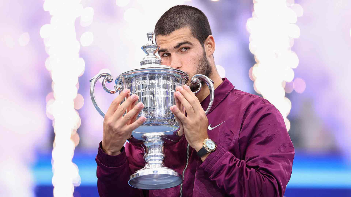 Carlos Alcaraz vuelve a competir en Us Open, tras superar una lesion de muñeca sufirenda en abril de este año.&nbsp;