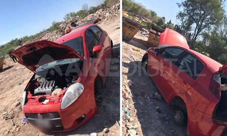 Robaron un auto e Colastiné Norte y la policía lo enocntró destruido en Recreo Robaron un auto e Colastiné Norte y la policía lo enocntró destruido en Recreo