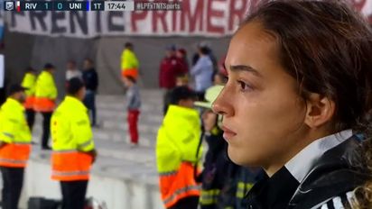 Cómo fue el gol de Nacho Fernández ante Unión: una alcanzapelotas fue crucial en la jugada