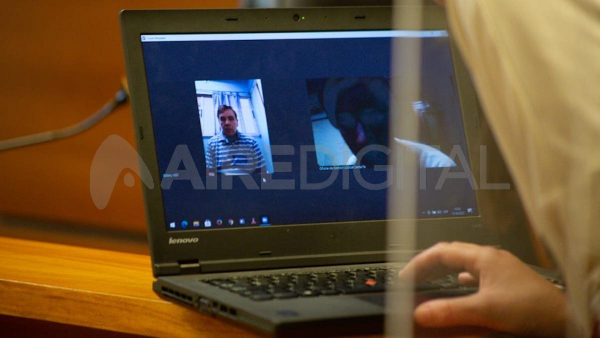 El acusado siguió la audiencia de prisión preventiva por videoconferencia