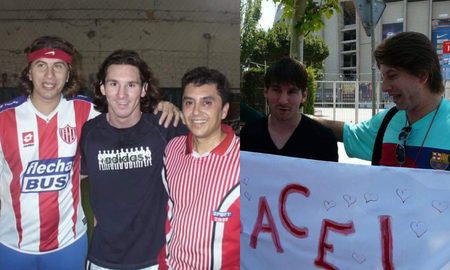 Es hincha de Unión, jugó con Messi y está en Chile para ver el partido contra Palestino por la Copa Sudamericana Es hincha de Unión, jugó con Messi y está en Chile para ver el partido contra Palestino por la Copa Sudamericana