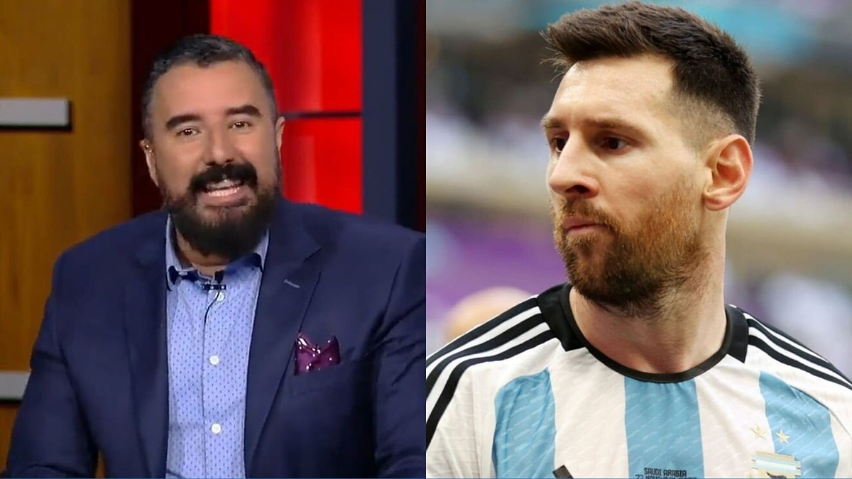 El periodista mexicano que se burló de Lionel Messi reapareció furioso y picante: En los penales