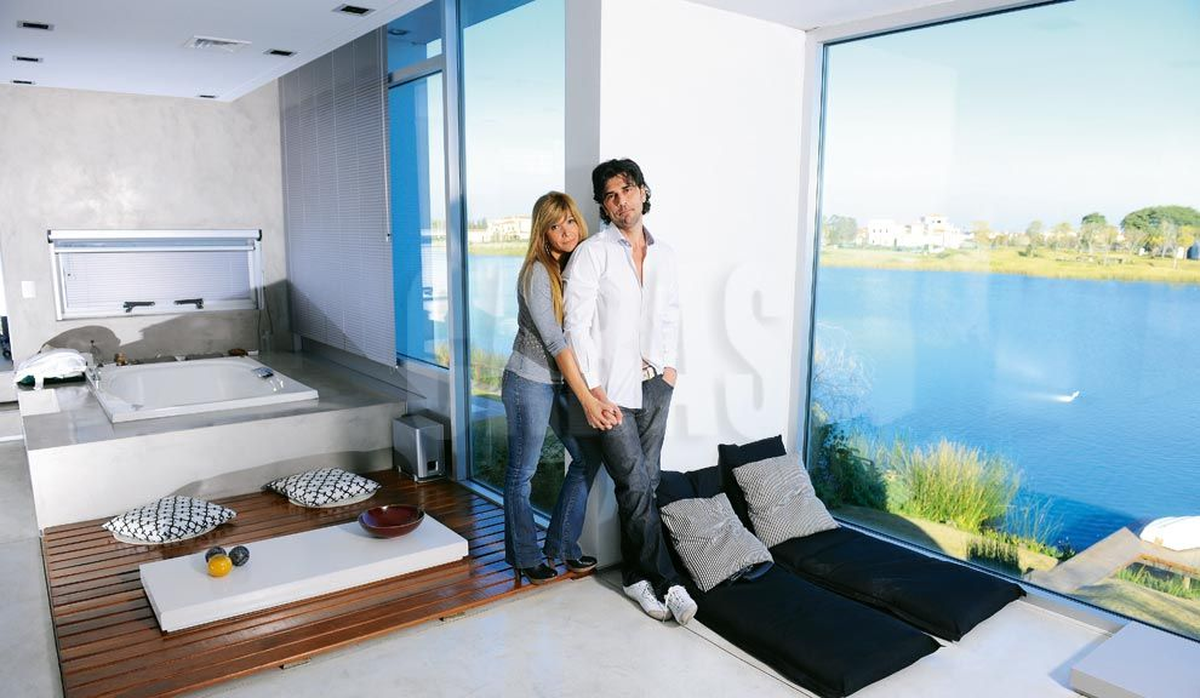 Así es la casa de Juan Darthés en Nordelta.