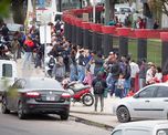 Desde las 7, la fila en el club ya era de tres cuadras.&nbsp;