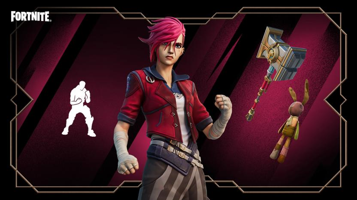 Aspecto de Vi en Fortnite.