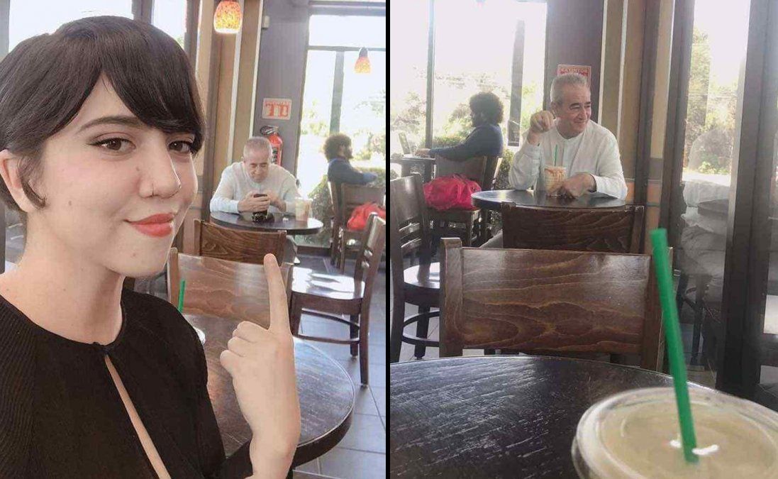 Conoció a un joven por Tinder y su papá la acompañó a su cita.