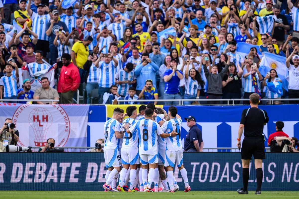 La Selección Argentina venció 1 a 0 a Ecuador en Estados Unidos.