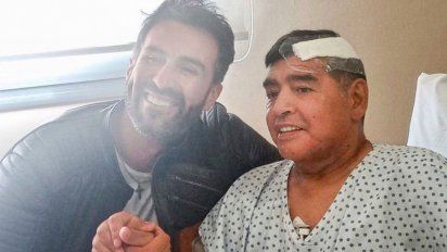 Leopoldo Luque minutos antes del final de Maradona: 