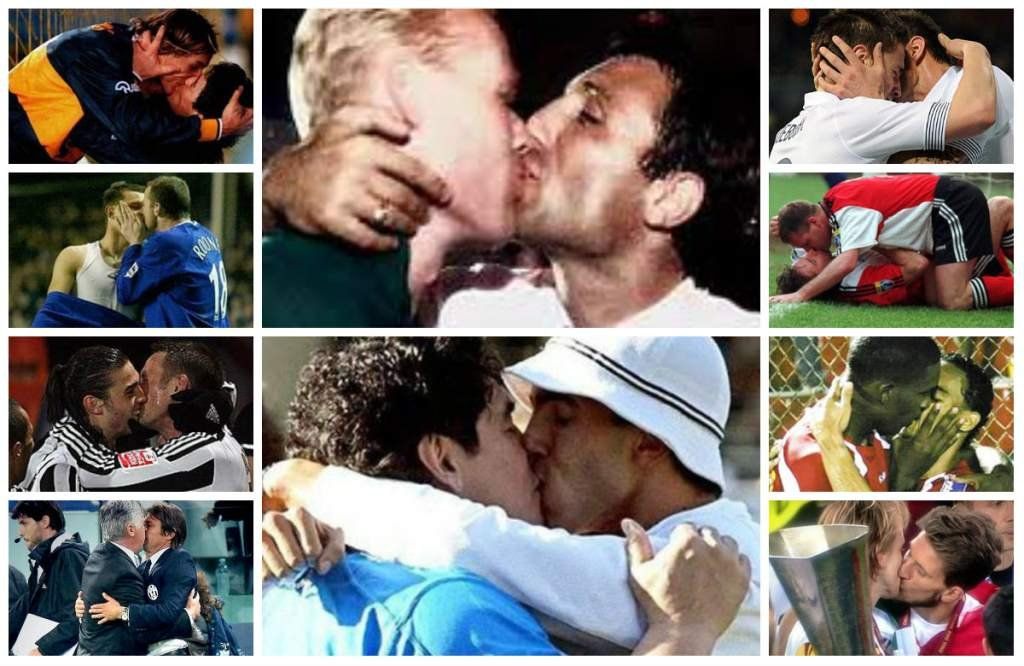 Día de los enamorados: los 8 besos del fútbol