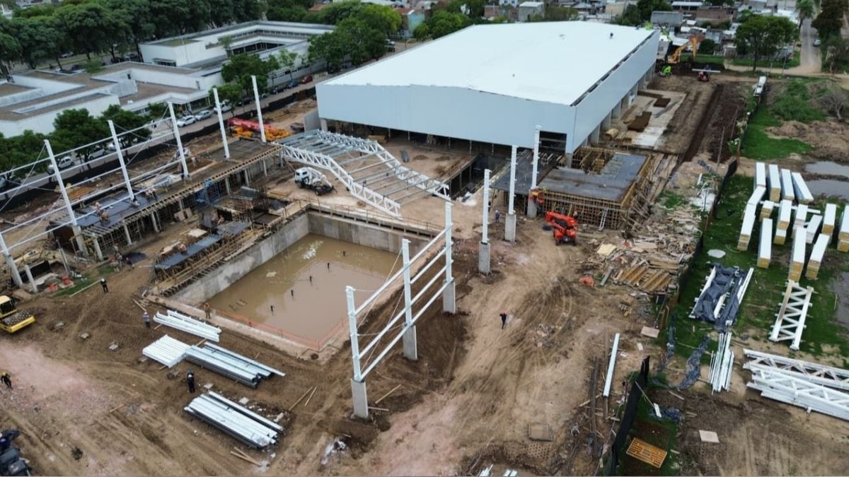 Las obras en el Centro Acuático Provincial de Rosario tienen un 60 por ciento de avance. Las obras en el Centro Acuático Provincial de Rosario tienen un 60 por ciento de avance.