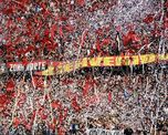 Los hinchas sabaleros realizaron un gran recibimiento para recibir a Colón ante Unión.