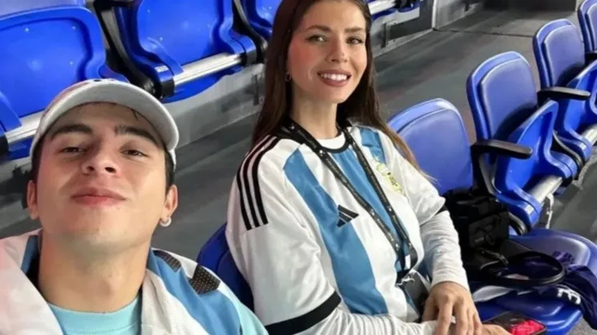 China Suárez y Rusherking en el Mundial Qatar 2022.