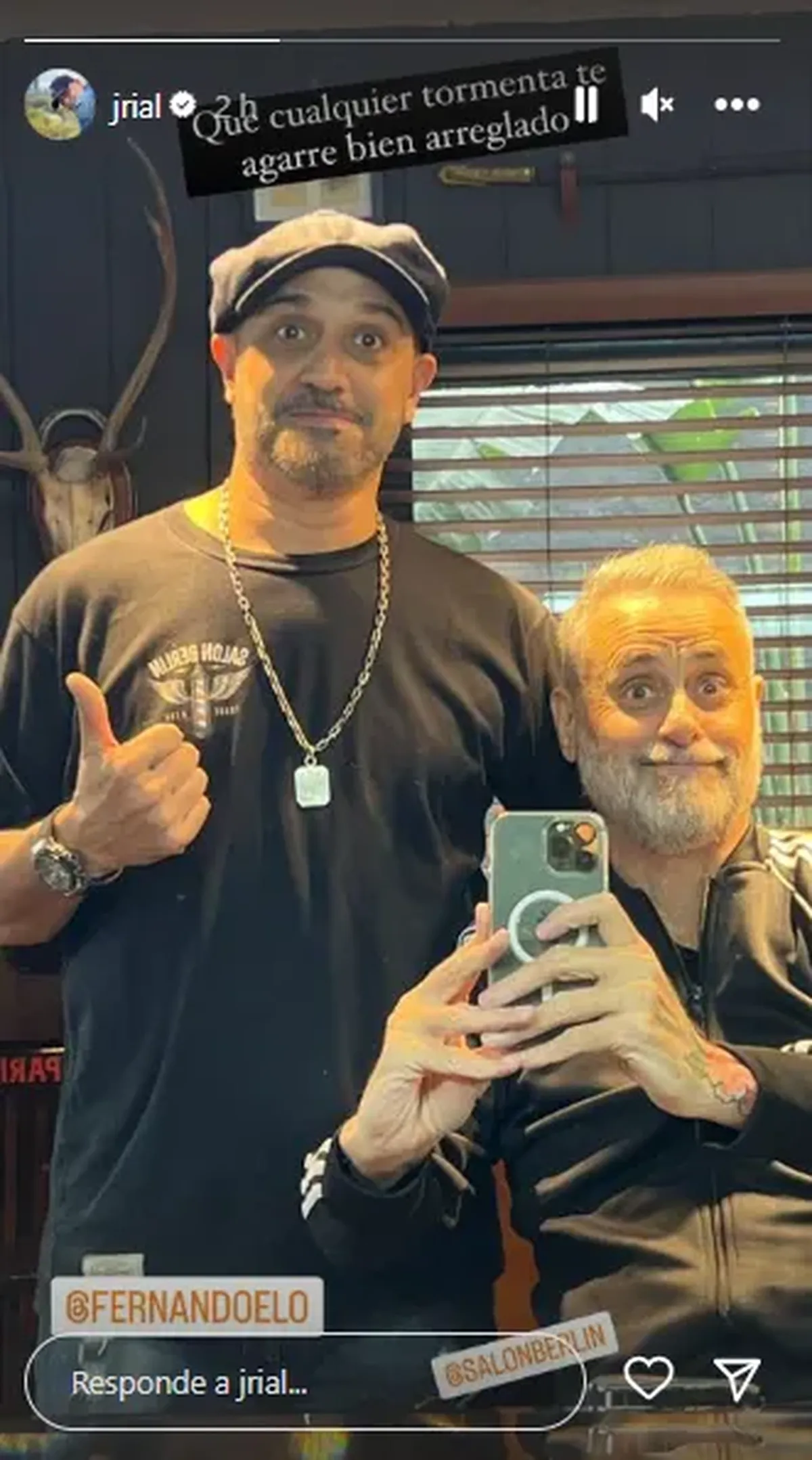 Jorge Rial se burló de la pelea mediática con su hija Morena con un posteo insólito.