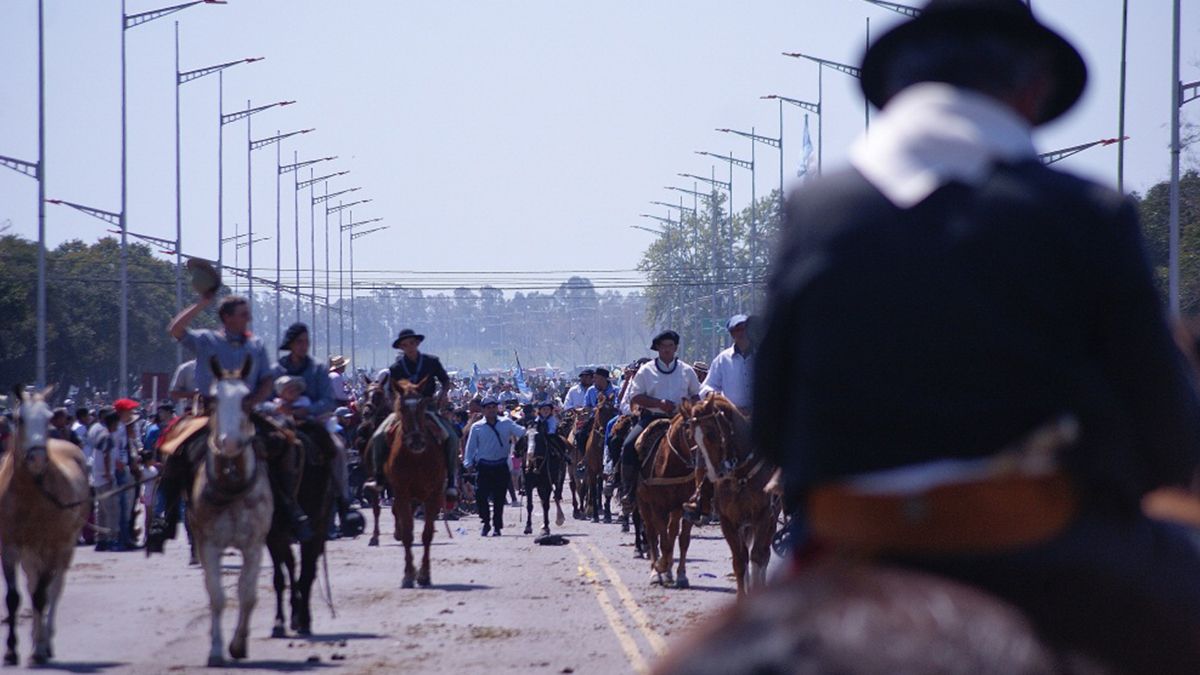 La última Peregrinación Gaucha se hizo en 2019, ya que en 2020 no se realizó a causa de la pandemia.
