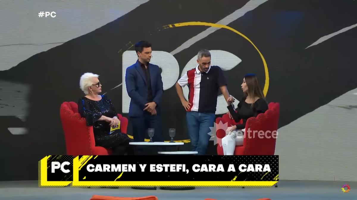 Carmen Barbieri le confesó a Estefi Berardi que la quiere como nuera. Carmen Barbieri le confesó a Estefi Berardi que la quiere como nuera.