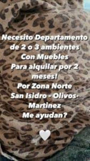 Un posteo de Paula generó preocupación.