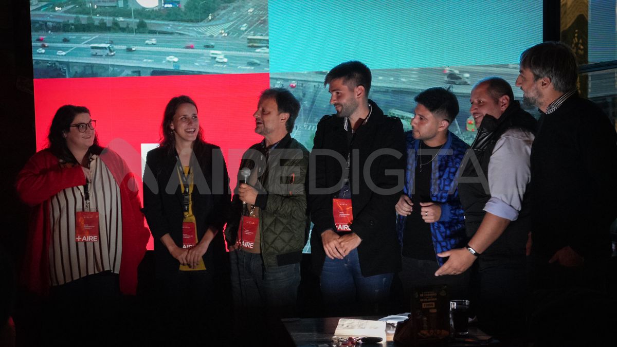 José Curiotto, Geraldine Brezán, José Graells y todo el equipo de Creo, el programa de la primera mañana de AIRE.