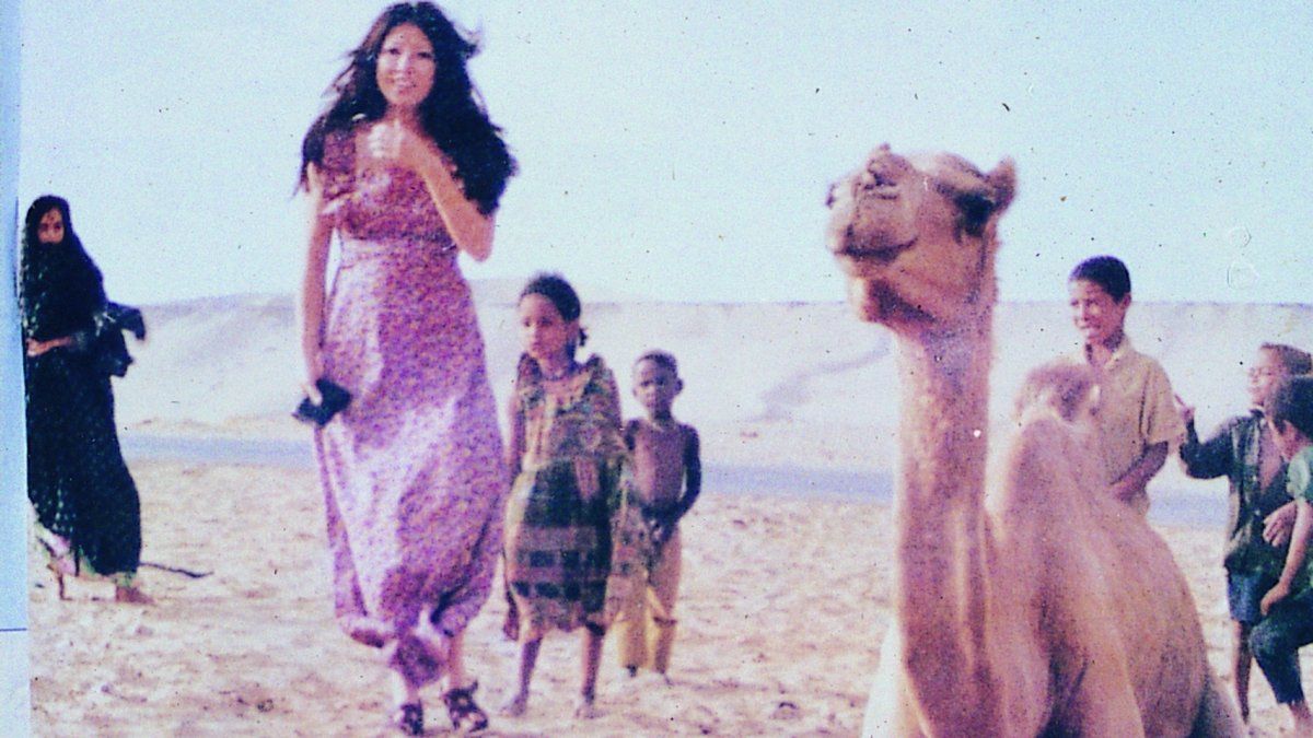 Sanmao recorriendo el mundo.