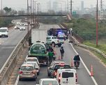 El accidente se produjo en la Ruta Nacional 168, a la altura de La Guardia.