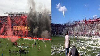 ¿en santa fe? los tifos, la nueva moda de las hinchadas del futbol argentino